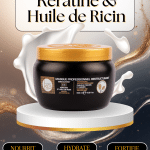 Masque Professionnel sans sulfate à la Kératine et Huile de Ricin 🌱  | KERAGOLD PRO