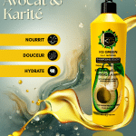 Shampoing professionnel sans sulfate Kératine végétale - Avocat & Karité 🌸 | KERAGOLD PRO